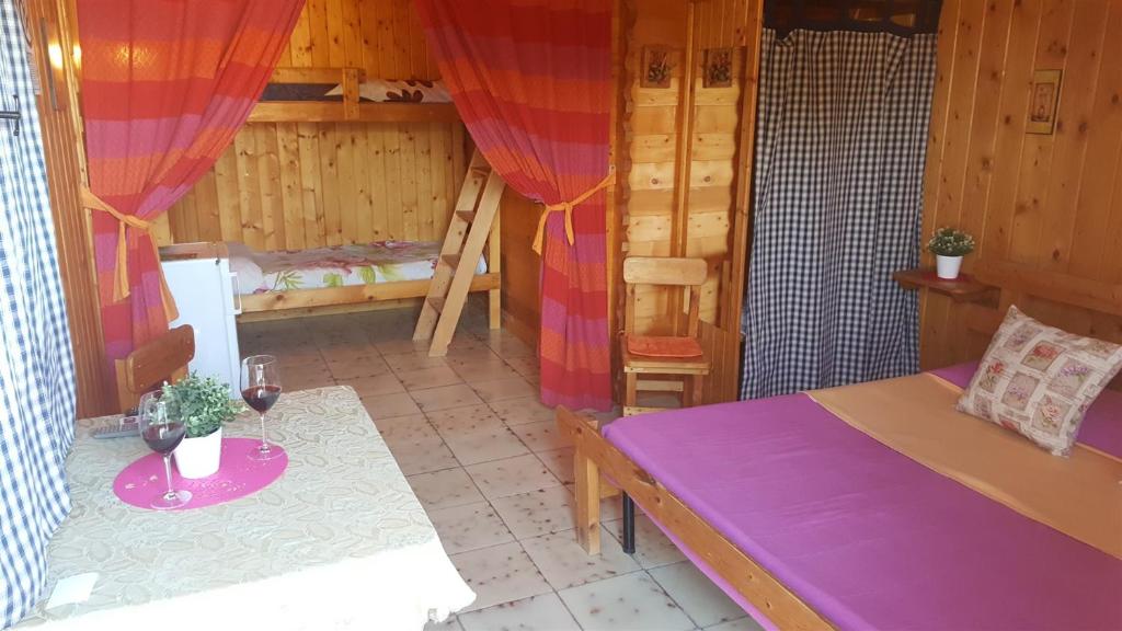 Postel nebo postele na pokoji v ubytování Casa Janet