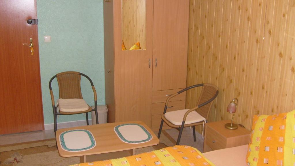 Posezení v ubytování Apartament na Wrzosach