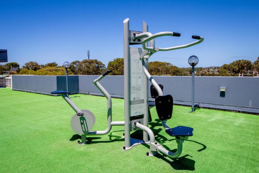 Fitness centrum a/nebo fitness zařízení v ubytování Port Pacific Resort