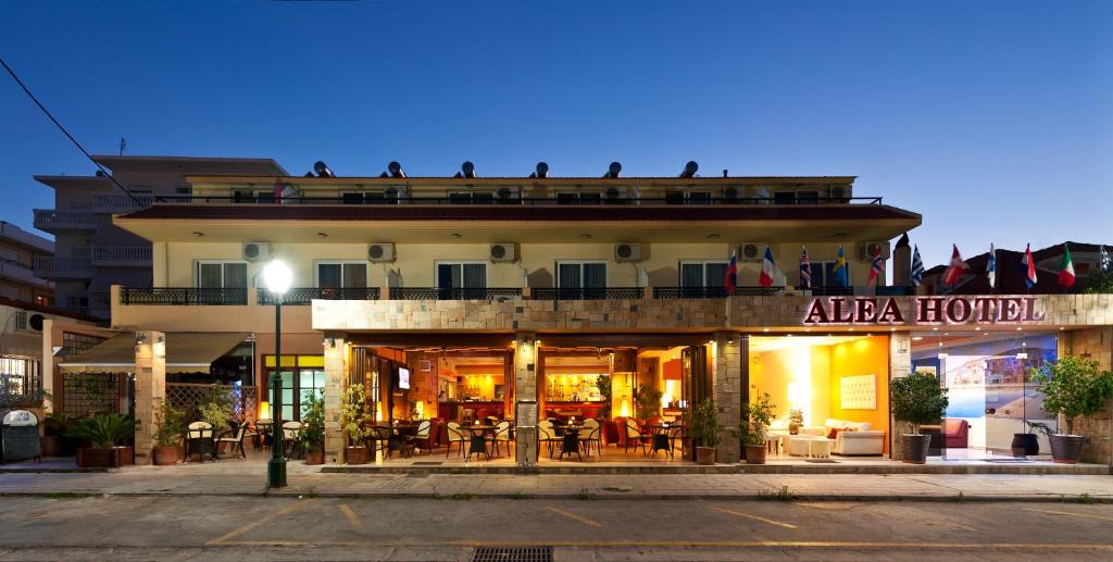 Budova, kde se aparthotel nachází
