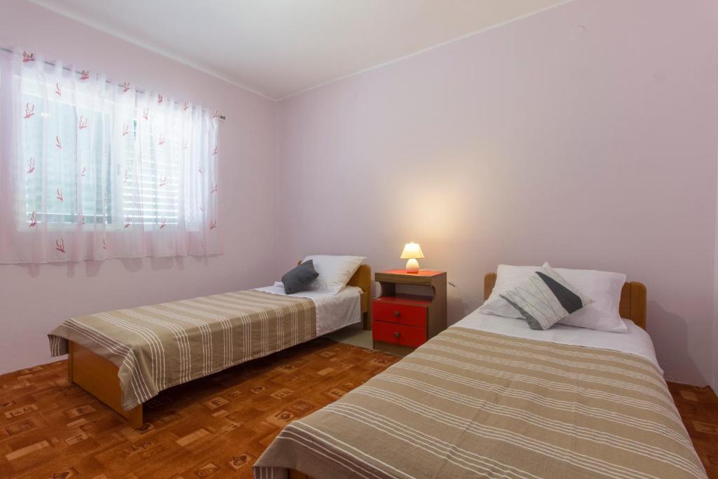 Posteľ alebo postele v izbe v ubytovaní Bulat Sea View Apartments