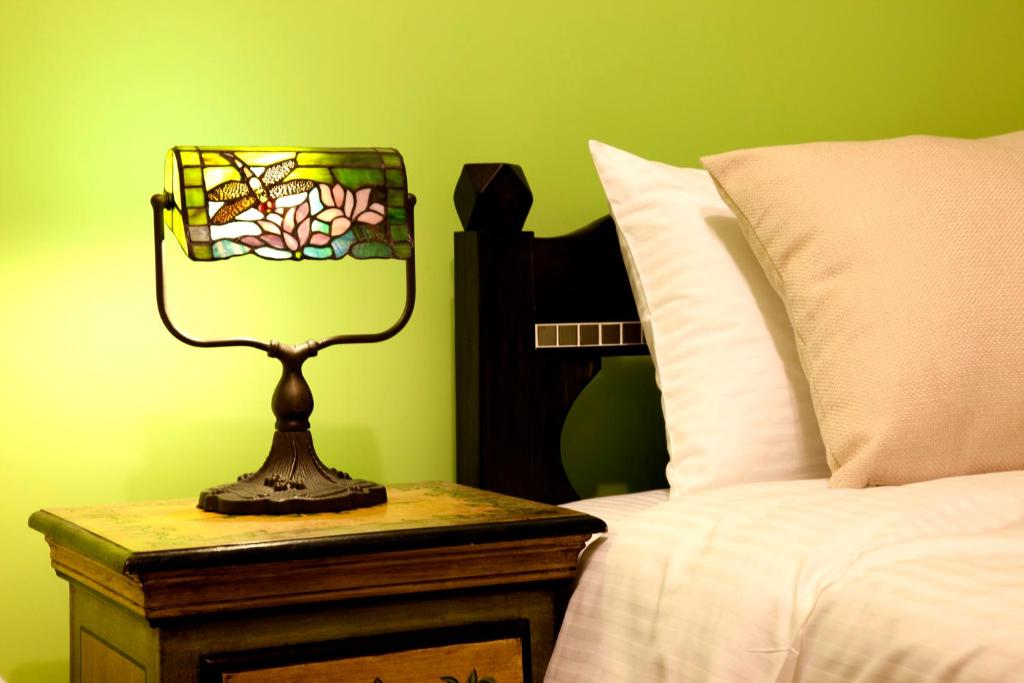 Postel nebo postele na pokoji v ubytování Starburst Bed & Breakfast宜蘭羅東星賞民宿