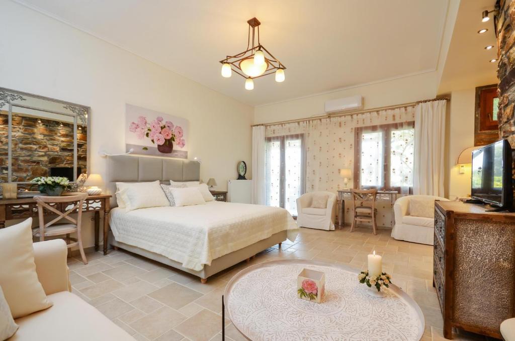 Posteľ alebo postele v izbe v ubytovaní Villa Pari Manda