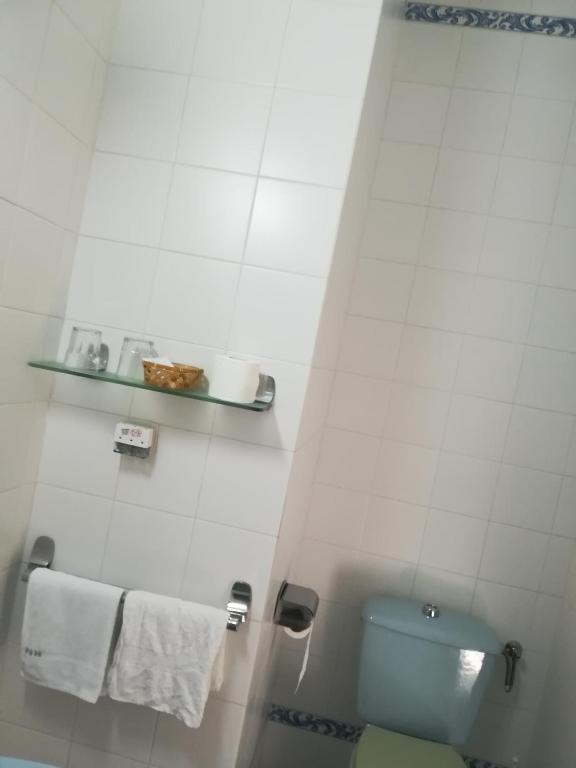 Koupelna v ubytování Nuevo Hotel