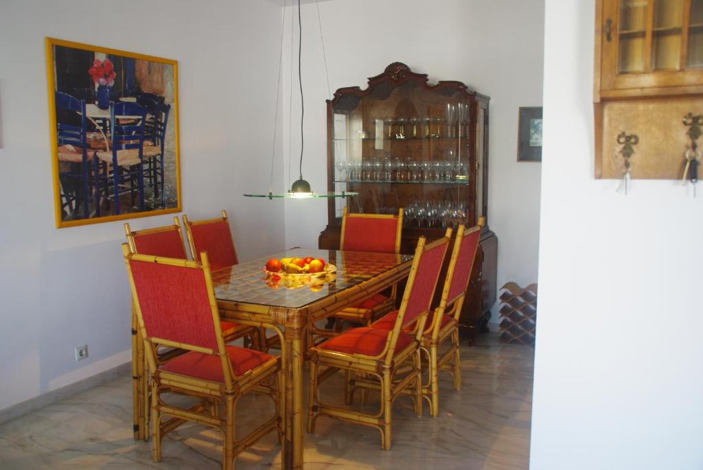 Posezení v ubytování Apartment Burriana