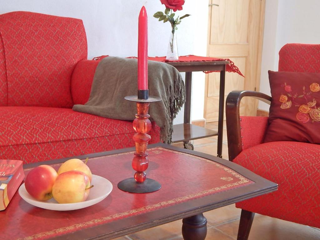Posezení v ubytování Apartment Burriana