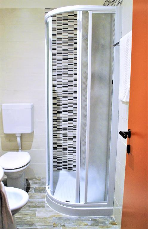 Koupelna v ubytování Hotel Picobello Pineta