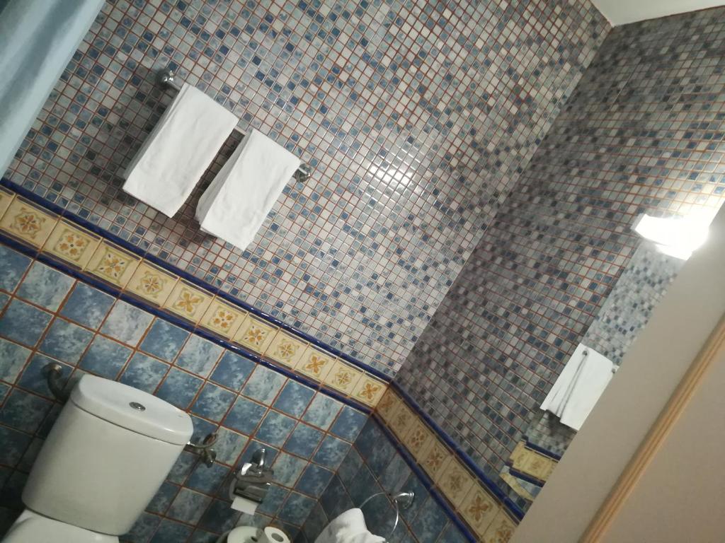 Koupelna v ubytování Nuevo Hotel