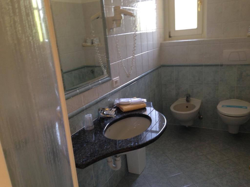 Koupelna v ubytování Hotel Villa Delle Palme