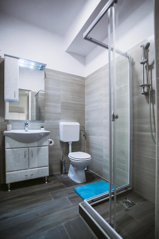 Kupatilo u objektu Jázmin Apartman