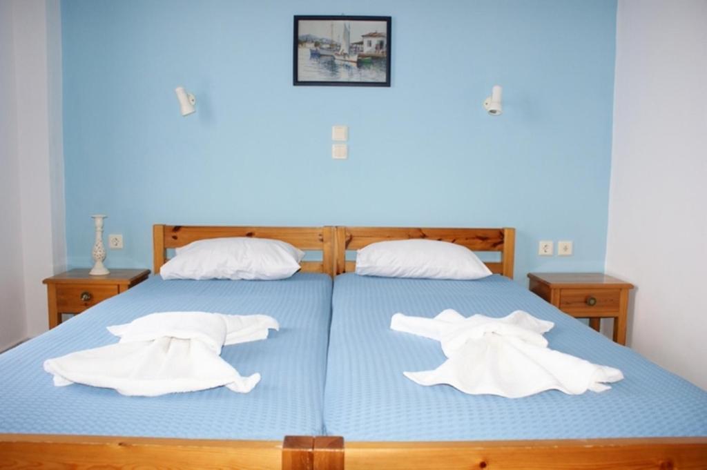 Postel nebo postele na pokoji v ubytování Magic View