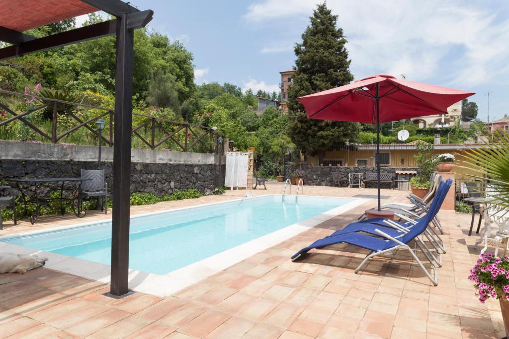 Bazén v ubytování B&B Bellini nebo v jeho okolí