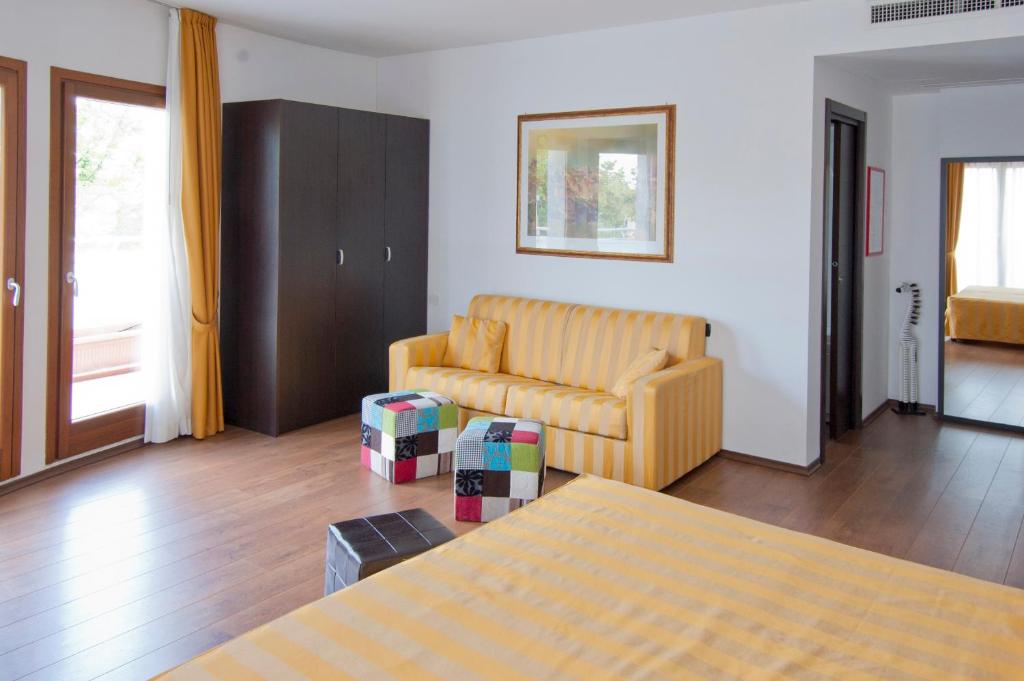 Posezení v ubytování Hotel Leon Bianco