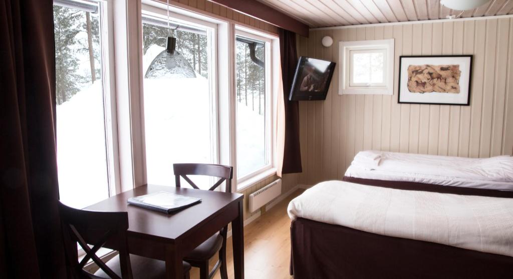 Postel nebo postele na pokoji v ubytování Kraja
