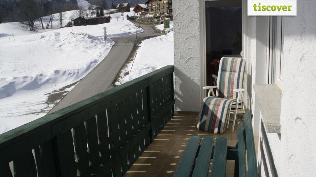 Haus Valuga during the winter