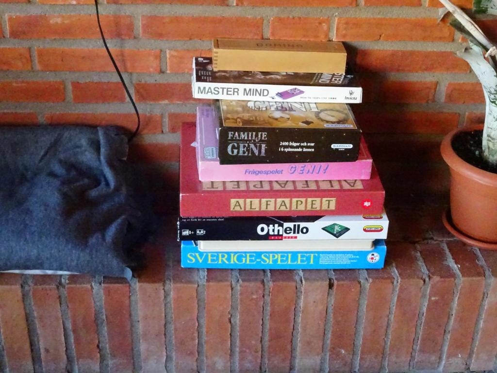 Knihovna v hostelu