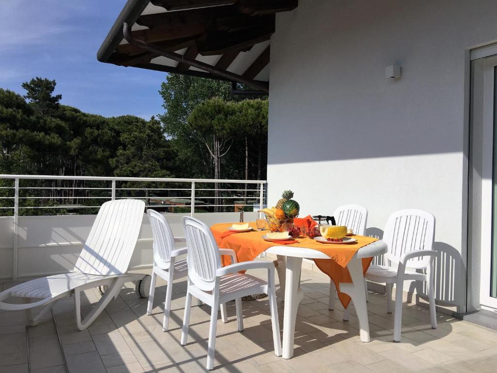 Balkón nebo terasa v ubytování Dune Prestige & Chalets