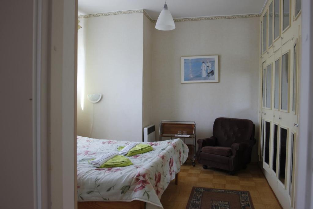 Postel nebo postele na pokoji v ubytování Villa Marleen