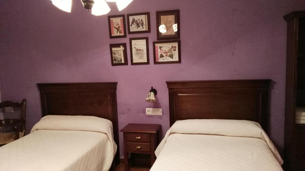 Postel nebo postele na pokoji v ubytování El rincon de Paco
