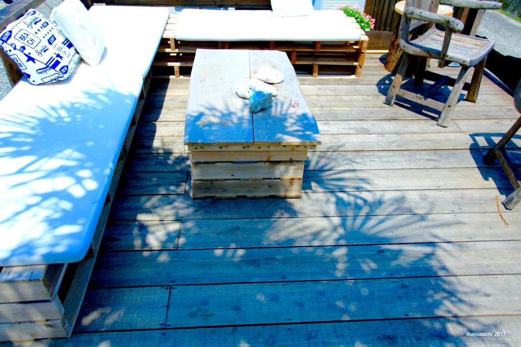 Posezení v ubytování PavilionSurf&Lodge