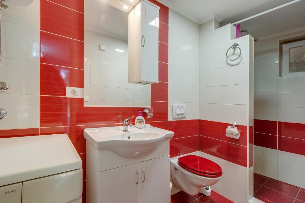 Kúpeľňa v ubytovaní Apartments Leila