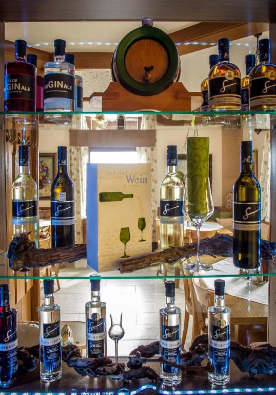 Lounge nebo bar v ubytování Weingut Stoff