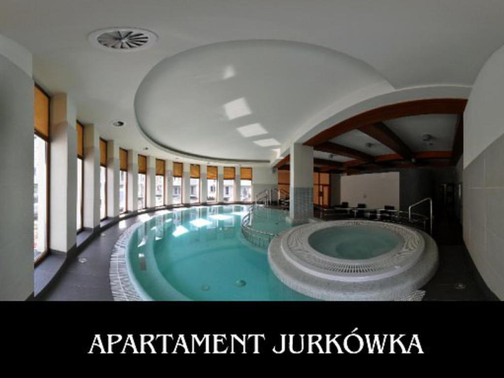 Bazén v ubytování Stara Polana apartament Jurkówka nebo v jeho okolí