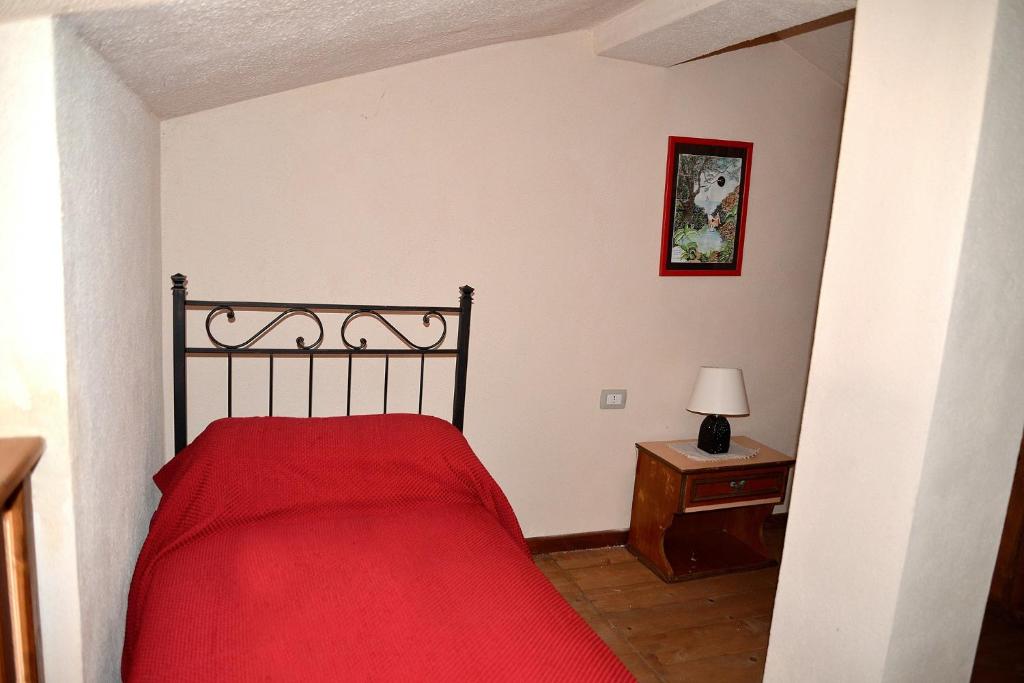 Postel nebo postele na pokoji v ubytování Hotel Valle del Cedrino