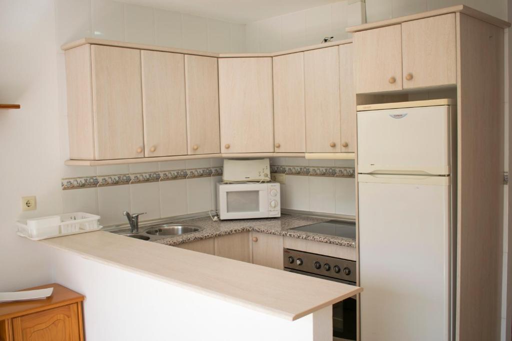 Kuchyňa alebo kuchynka v ubytovaní Apartamentos Carmina