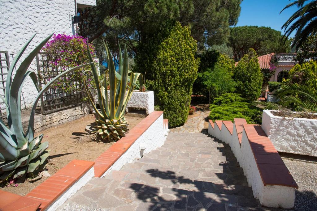 A garden outside Hotel Marelba