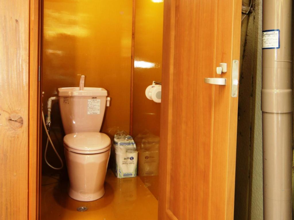 Koupelna v ubytování Guesthouse Tomoshibi