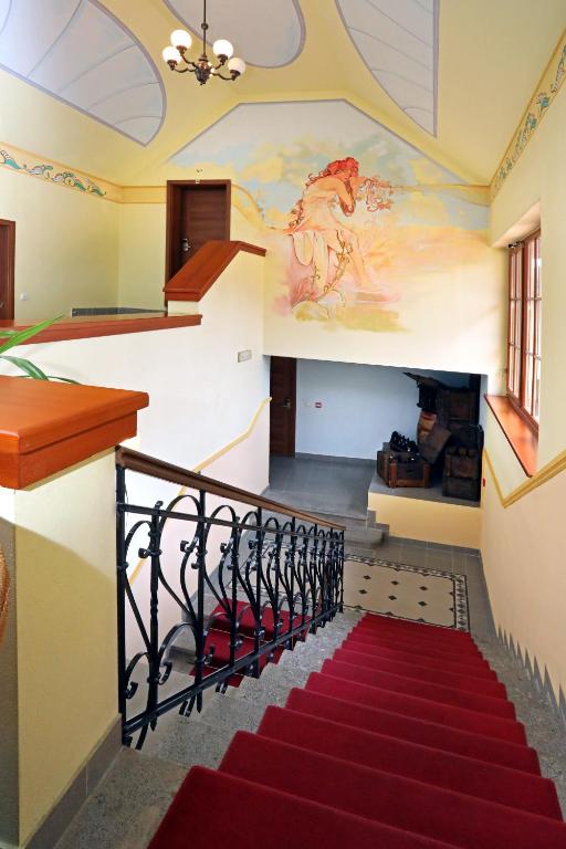 Posezení v ubytování Hotel U Zeleneho stromu
