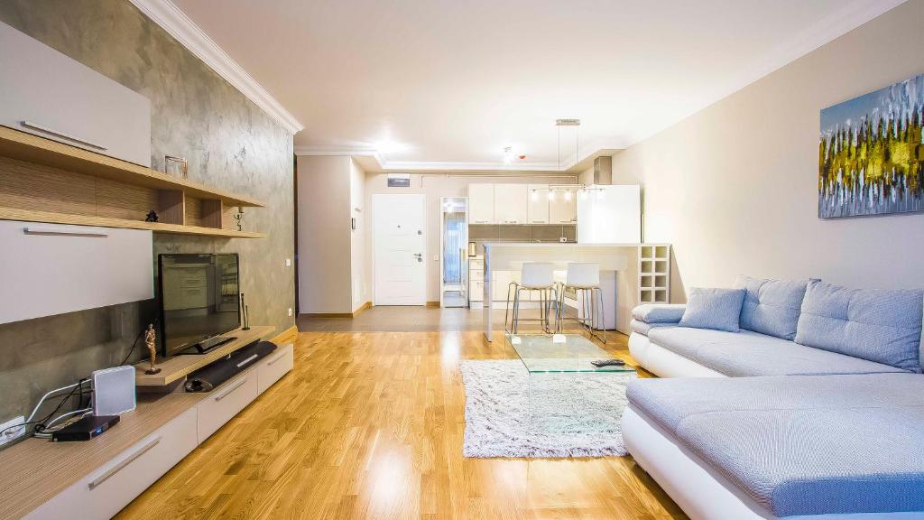 Η κουζίνα ή μικρή κουζίνα στο Incity Premium Garden Stay-Central Apartments &Private terrace