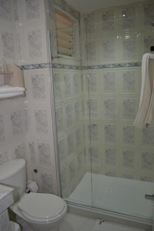 A bathroom at Hotel Kurakatá