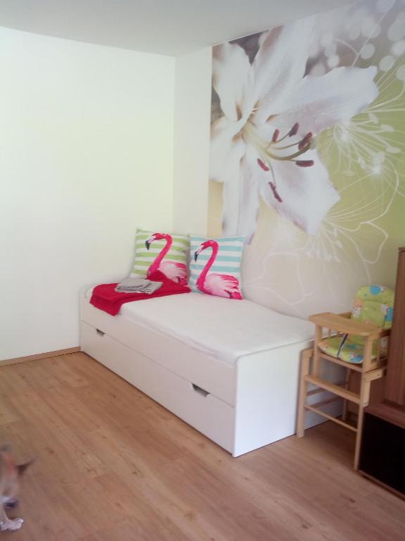 Postel nebo postele na pokoji v ubytování Apartment Fewo Irdning Pichlarn