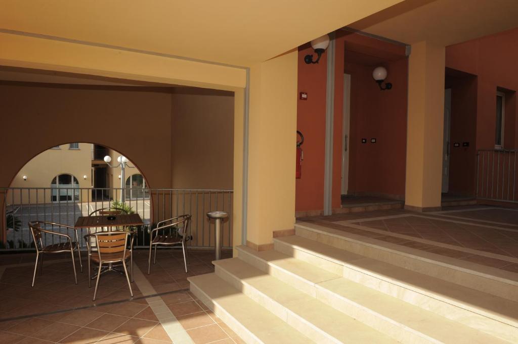 Balkon lub taras w obiekcie Hotel Plazza