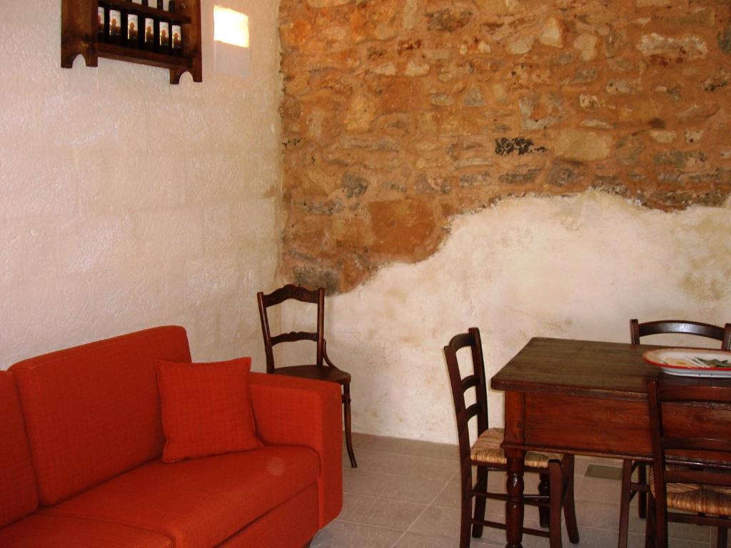 Posezení v ubytování Masseria L'Antico Frantoio