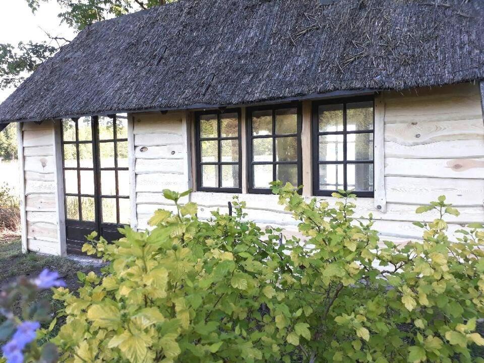 Vonkajšia záhrada v ubytovaní Domek na Skraju Wsi dostęp do jeziora UBLIK