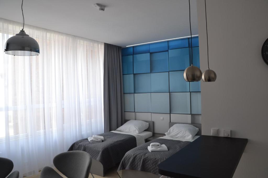 Część wypoczynkowa w obiekcie Apartamenty Krawiecka