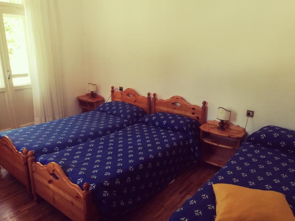 Posteľ alebo postele v izbe v ubytovaní Hotel Fiames