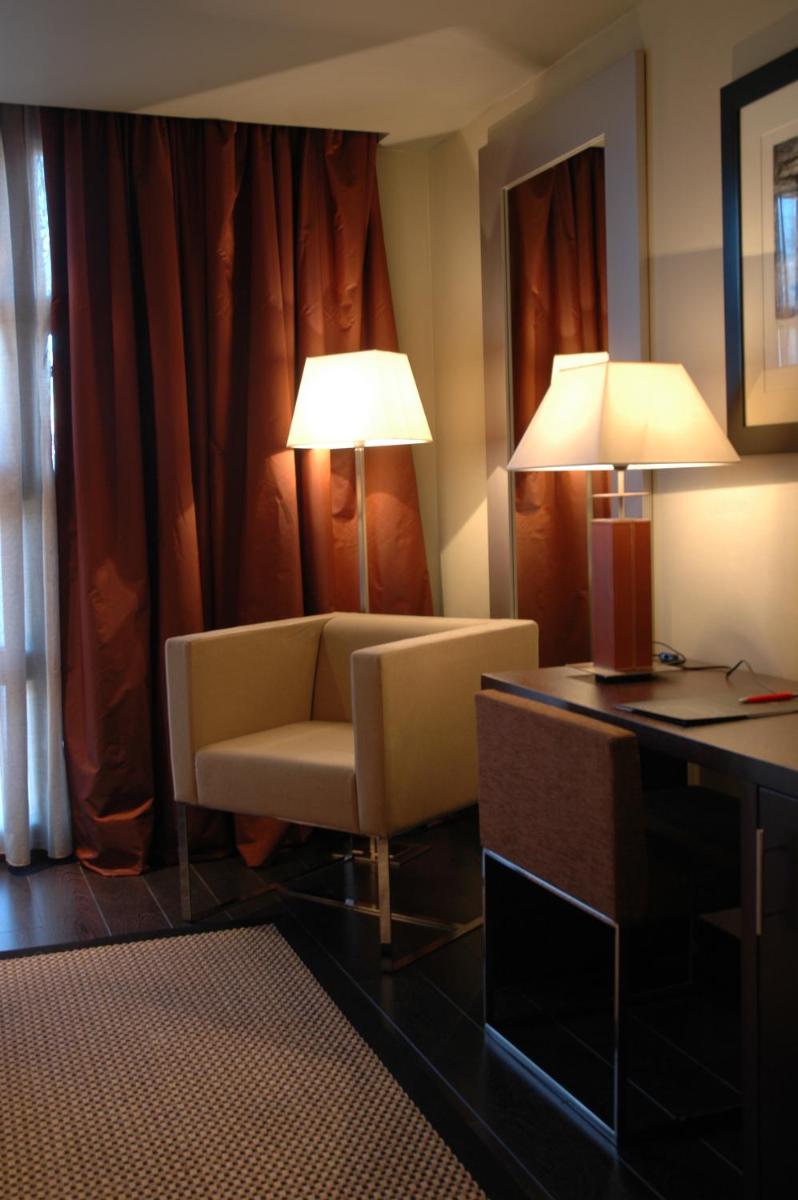 Cama o camas de una habitación en Hotel La Trufa Negra