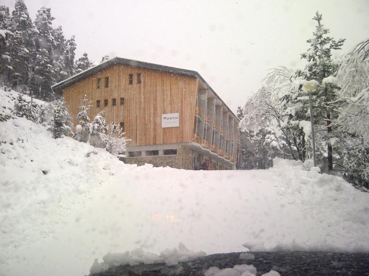L'établissement Adrechas Mercantour en hiver