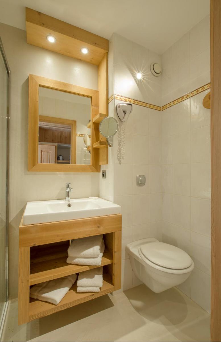 Salle de bains dans l'établissement Hotel le Petit Dru