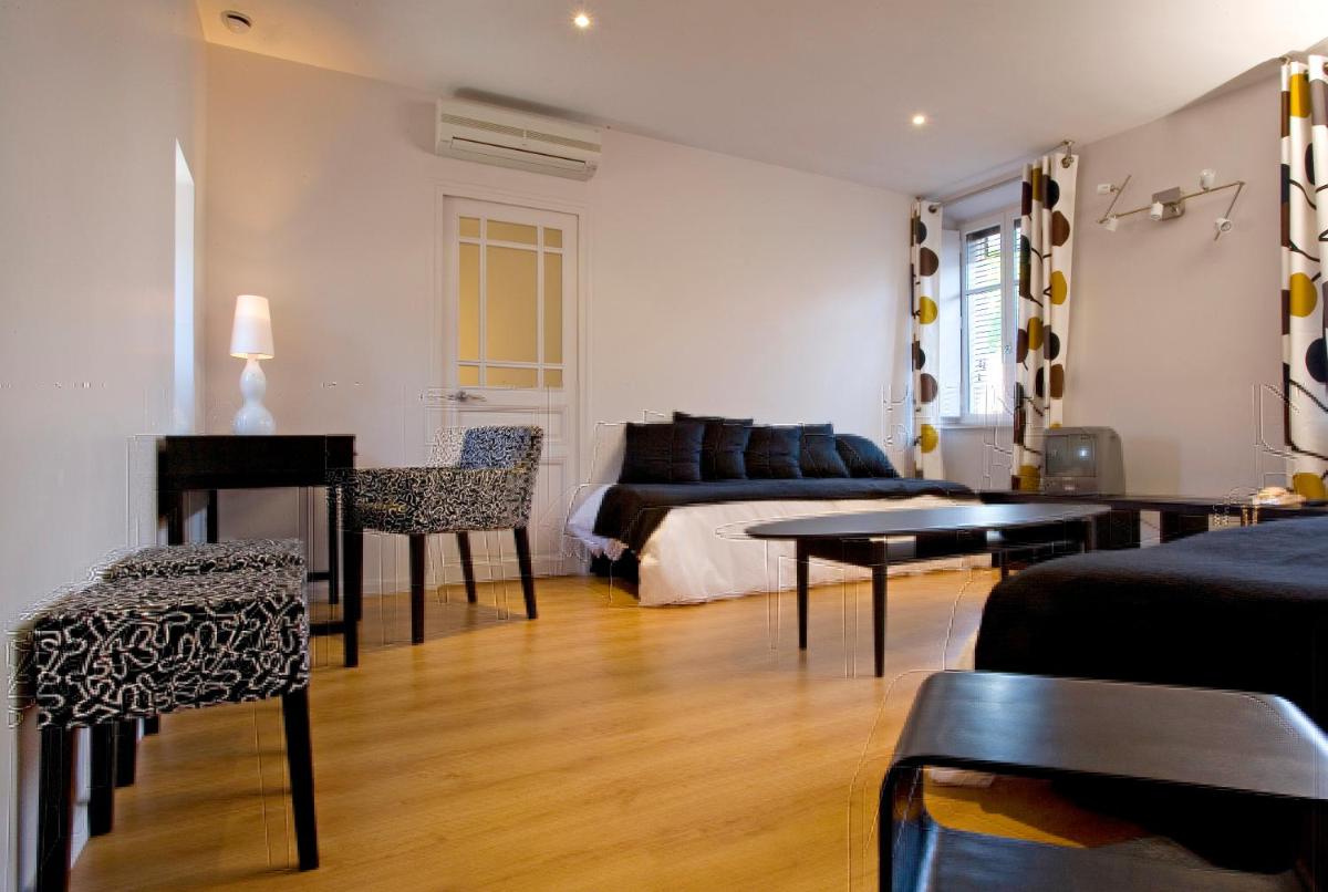 Coin salon dans l'établissement Hôtel De L'octroi