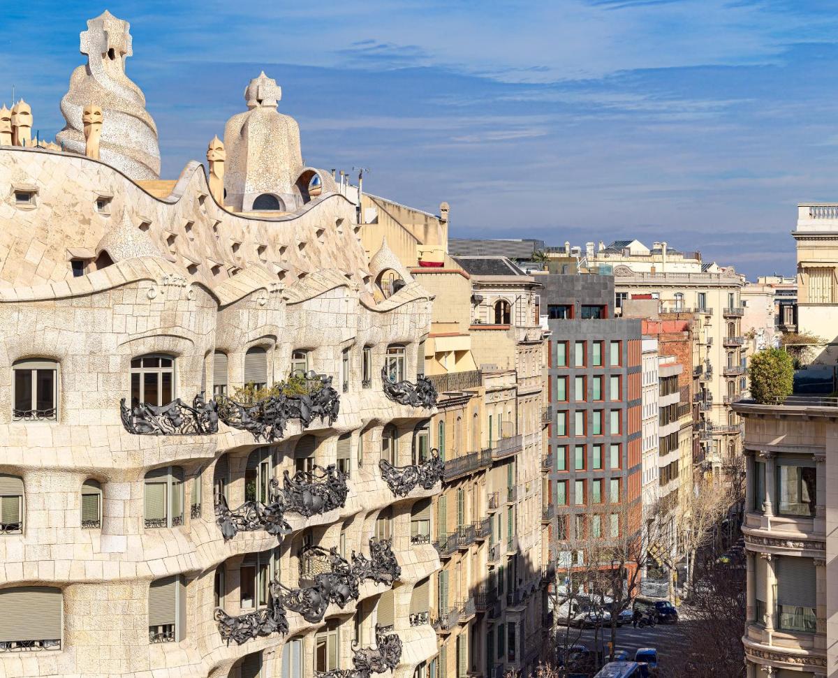 Vista general de Barcelona o vista desde el hotel