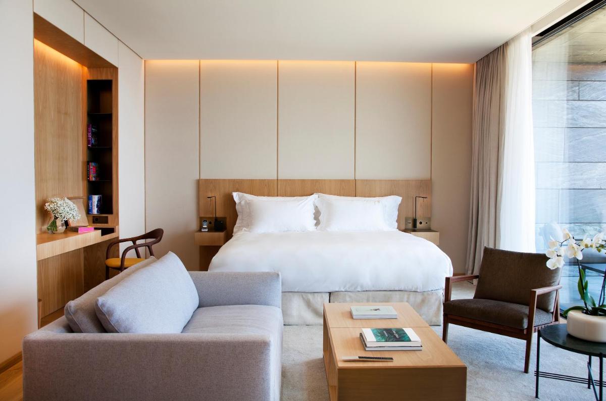 Cama o camas de una habitación en Akelarre - Relais & Châteaux
