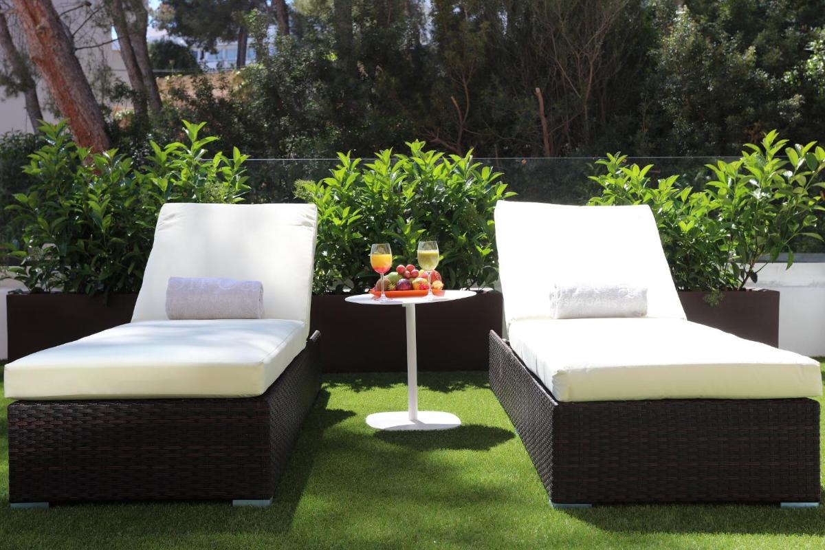 Jardín al aire libre en Hotel Son Caliu Spa Oasis