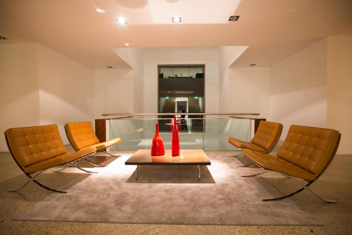 Uma área de estar em Monte Prado Hotel & Spa