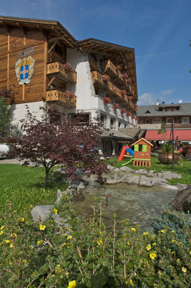 Jardin de l'établissement Hotel L'Equipe