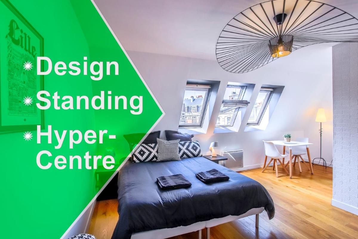 Appartement Design Hyper Centre Lille - NETFLIX wifi Fibre - Parking - Housity